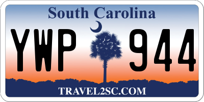 SC license plate YWP944