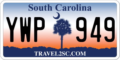 SC license plate YWP949