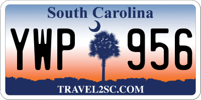 SC license plate YWP956
