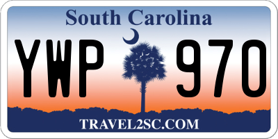 SC license plate YWP970