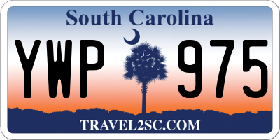 SC license plate YWP975