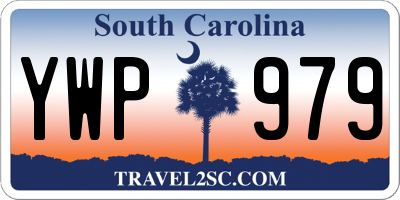 SC license plate YWP979