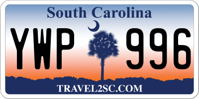SC license plate YWP996