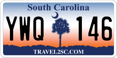 SC license plate YWQ146
