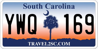 SC license plate YWQ169