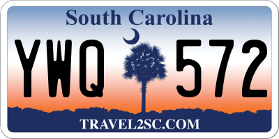 SC license plate YWQ572