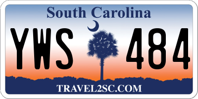 SC license plate YWS484