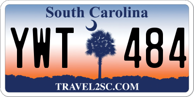 SC license plate YWT484