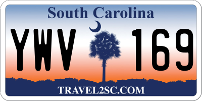 SC license plate YWV169