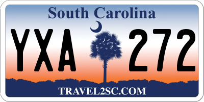 SC license plate YXA272