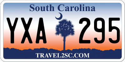 SC license plate YXA295