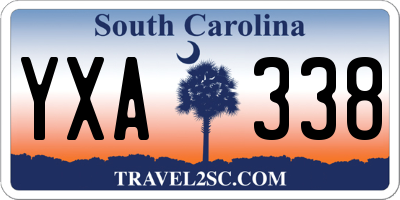 SC license plate YXA338