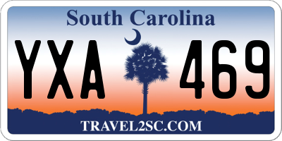 SC license plate YXA469