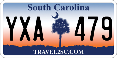 SC license plate YXA479