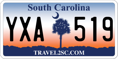 SC license plate YXA519