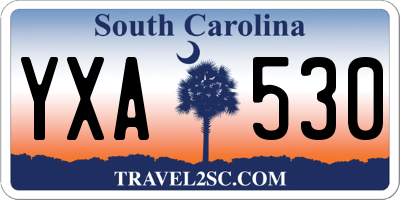 SC license plate YXA530