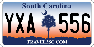SC license plate YXA556