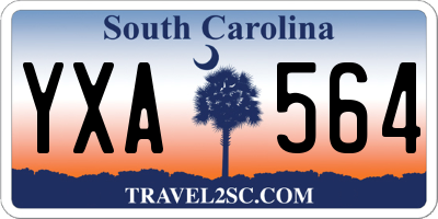 SC license plate YXA564