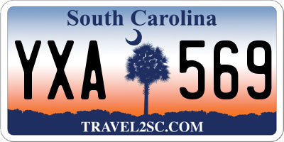 SC license plate YXA569