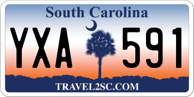 SC license plate YXA591