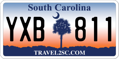 SC license plate YXB811