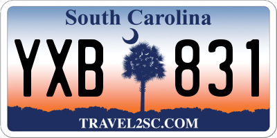 SC license plate YXB831