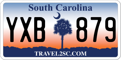 SC license plate YXB879