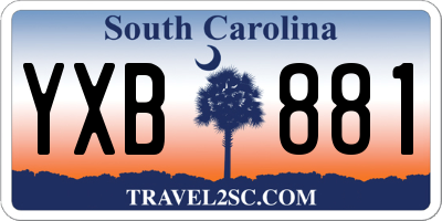 SC license plate YXB881