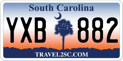 SC license plate YXB882