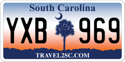 SC license plate YXB969