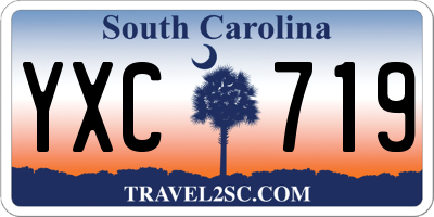 SC license plate YXC719