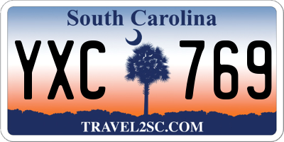 SC license plate YXC769