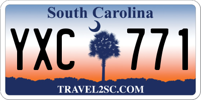 SC license plate YXC771