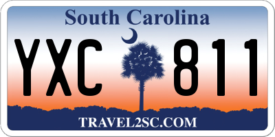 SC license plate YXC811