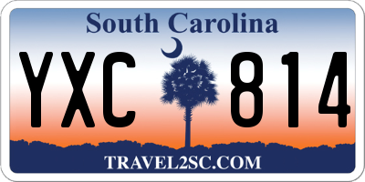 SC license plate YXC814
