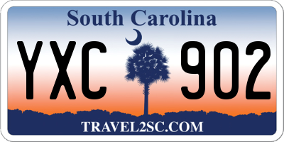 SC license plate YXC902