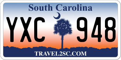 SC license plate YXC948