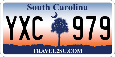 SC license plate YXC979