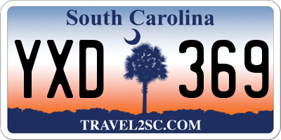 SC license plate YXD369