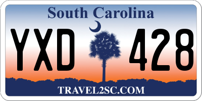 SC license plate YXD428