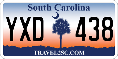 SC license plate YXD438