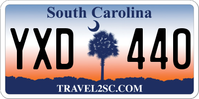 SC license plate YXD440