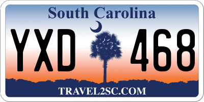 SC license plate YXD468