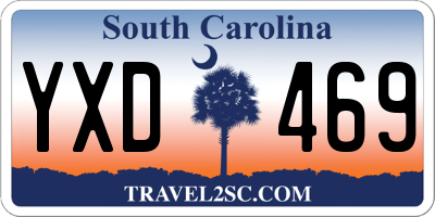 SC license plate YXD469