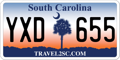 SC license plate YXD655