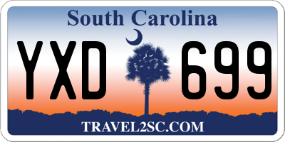 SC license plate YXD699