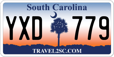 SC license plate YXD779