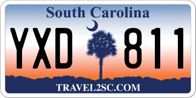 SC license plate YXD811