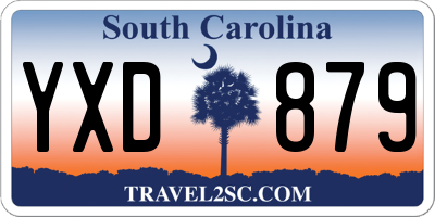 SC license plate YXD879