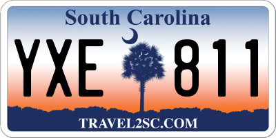 SC license plate YXE811